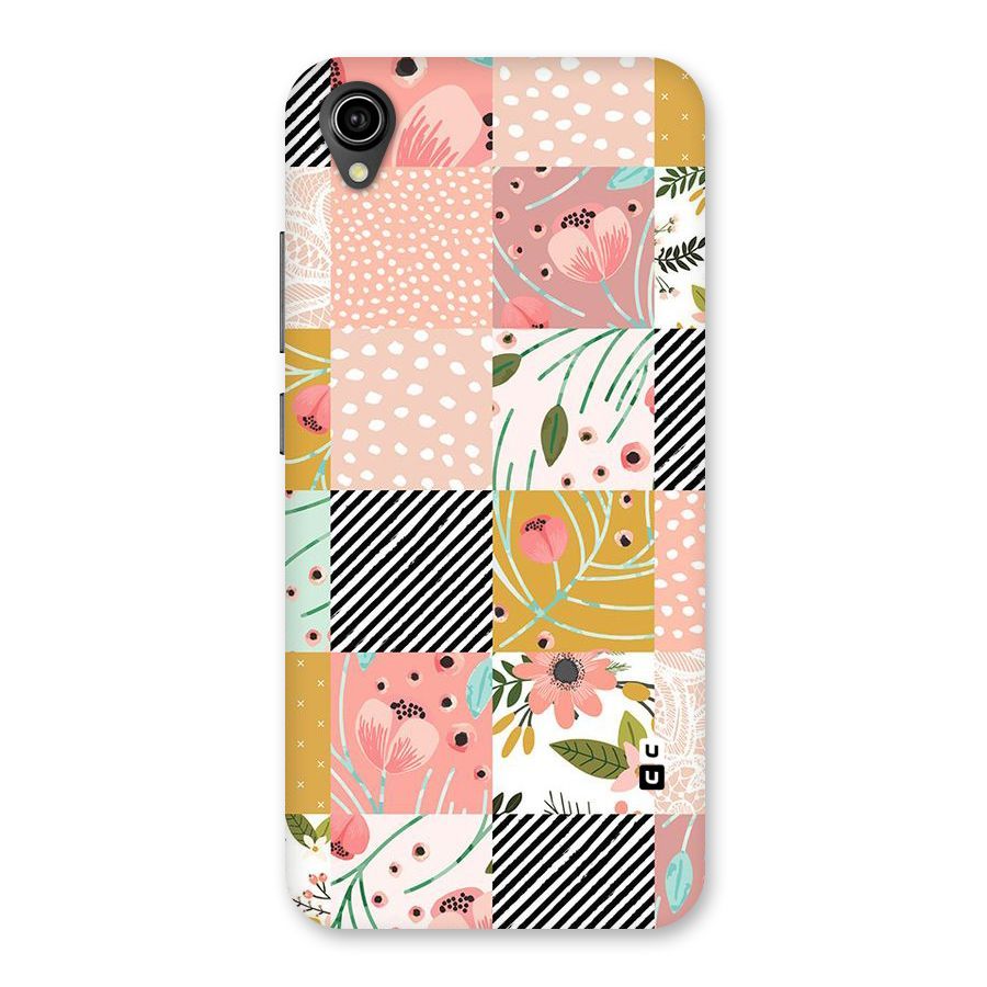 Leaf Stripe Polka Back Case for Vivo Y90