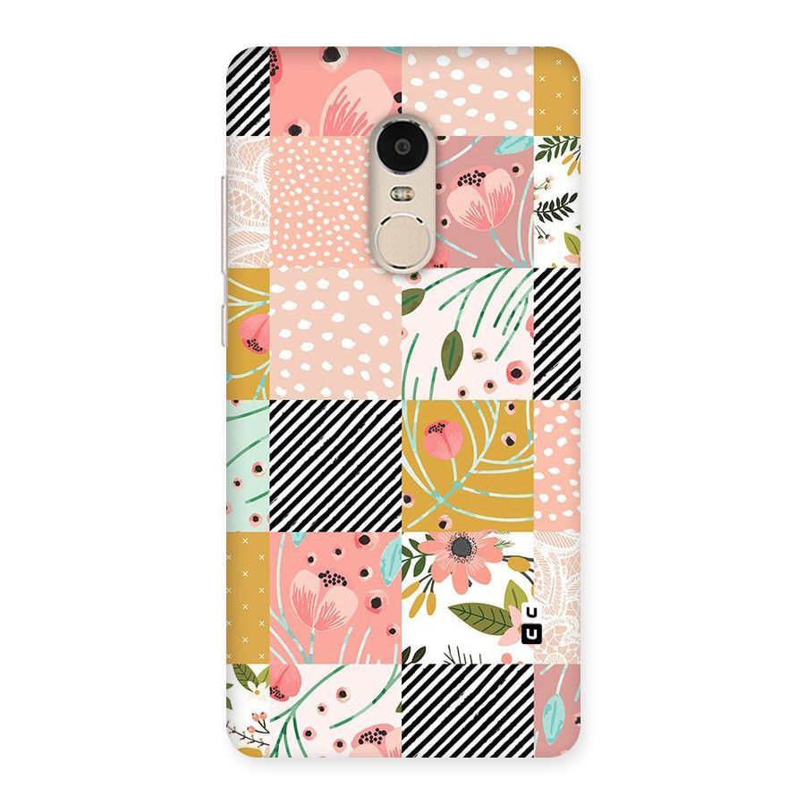 Leaf Stripe Polka Back Case for Xiaomi Redmi Note 4