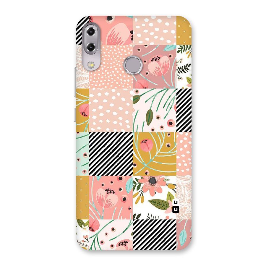 Leaf Stripe Polka Back Case for Zenfone 5Z