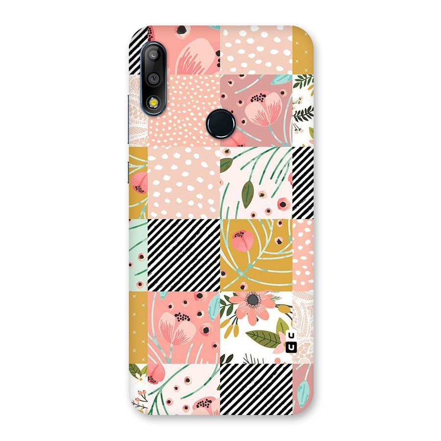 Leaf Stripe Polka Back Case for Zenfone Max Pro M2