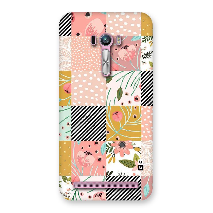 Leaf Stripe Polka Back Case for Zenfone Selfie