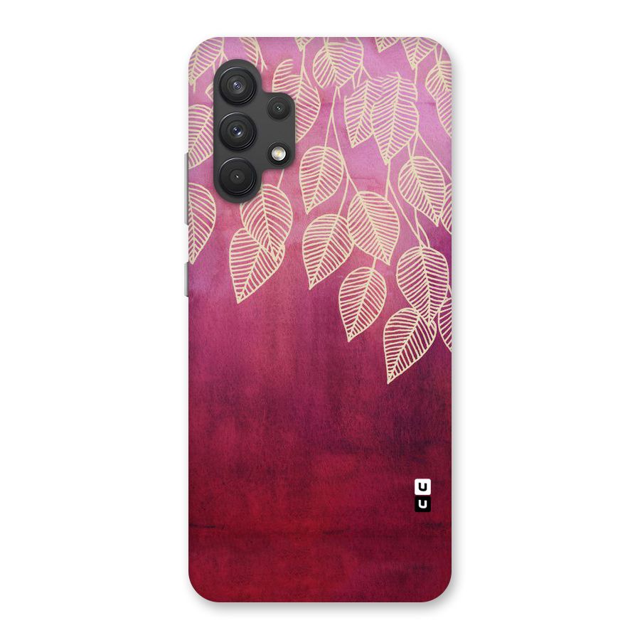 Leafy Outline Back Case for Galaxy A32