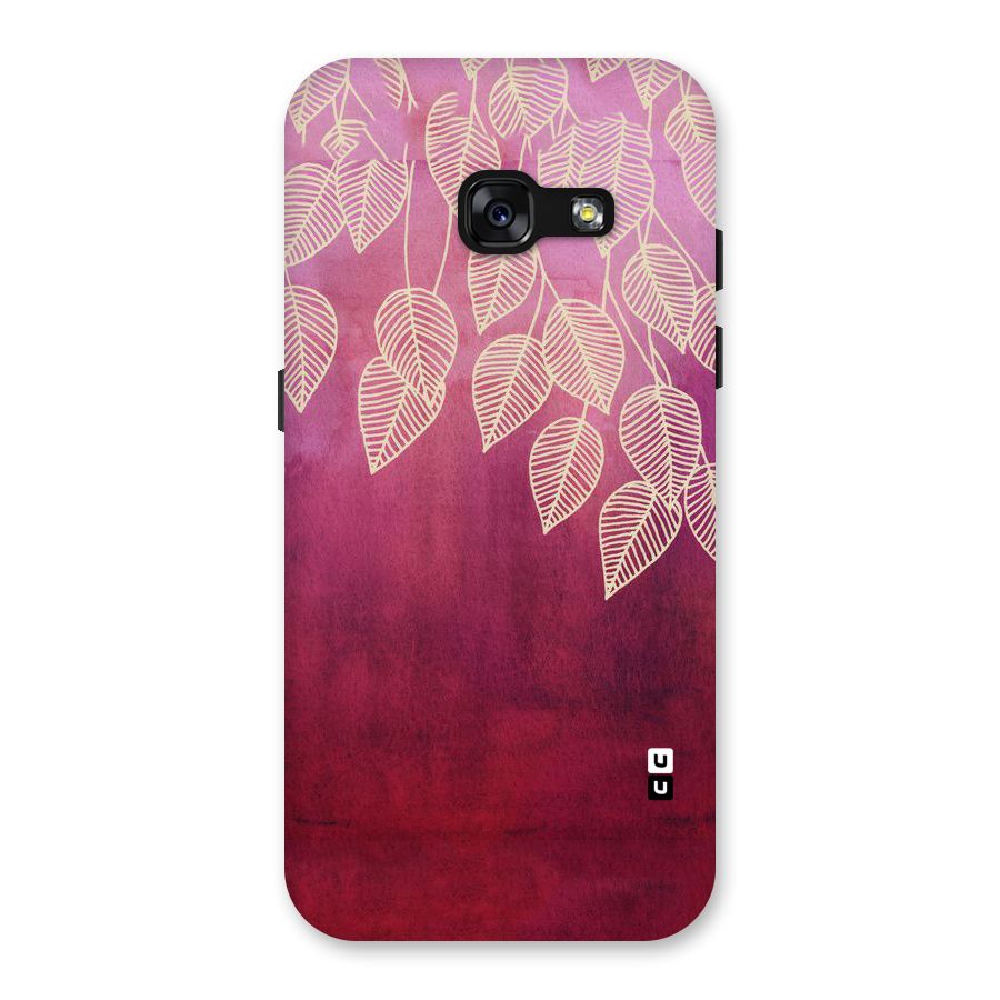 Leafy Outline Back Case for Galaxy A3 (2017)