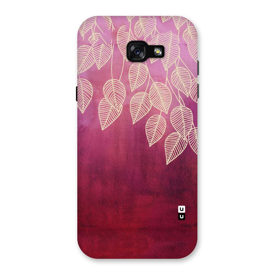 Leafy Outline Back Case for Galaxy A7 (2017)