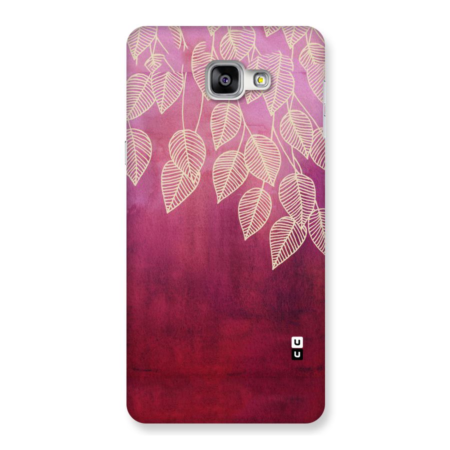 Leafy Outline Back Case for Galaxy A9