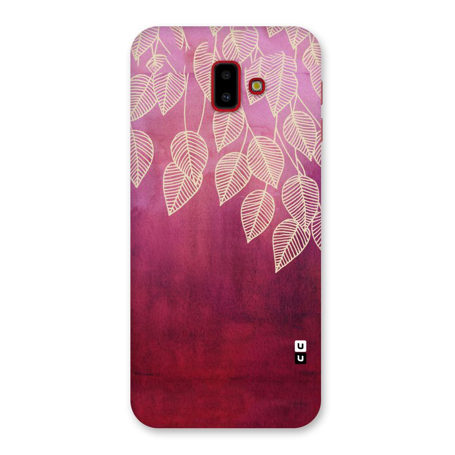 Leafy Outline Back Case for Galaxy J6 Plus