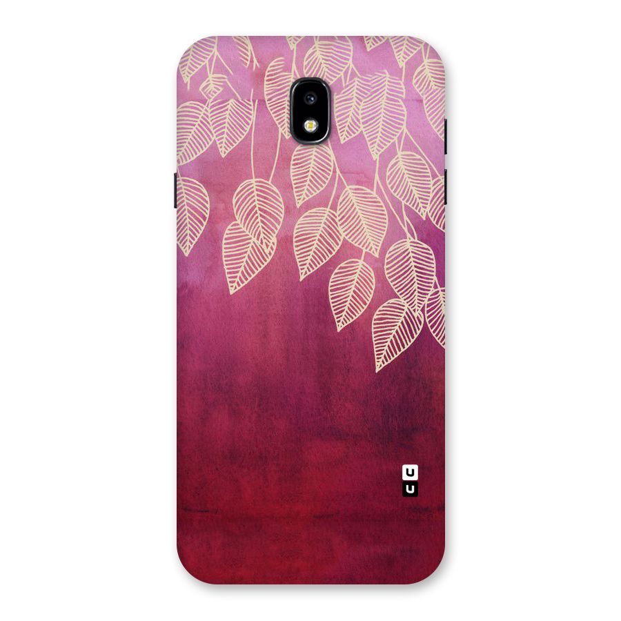 Leafy Outline Back Case for Galaxy J7 Pro