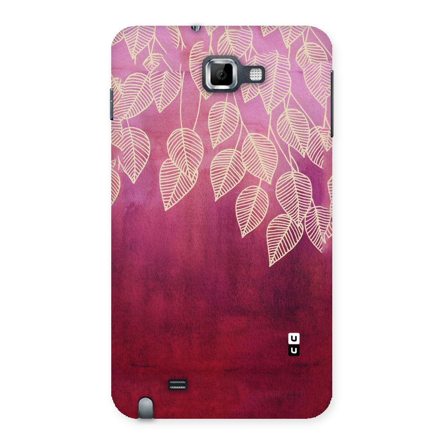 Leafy Outline Back Case for Galaxy Note