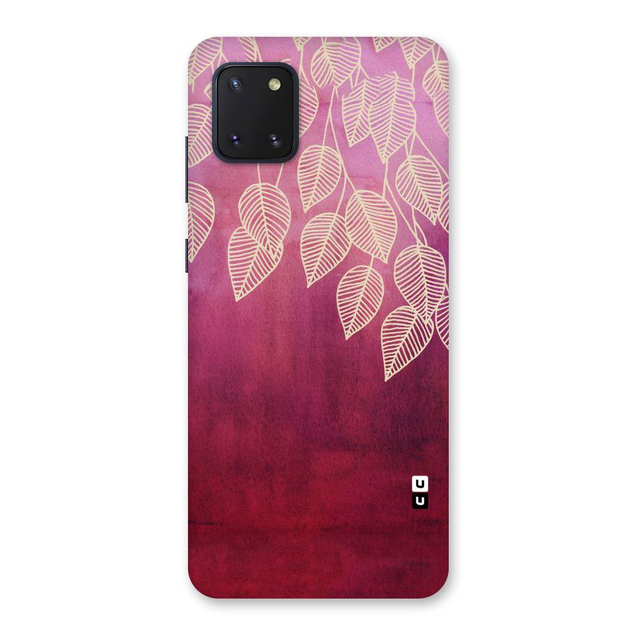 Leafy Outline Back Case for Galaxy Note 10 Lite
