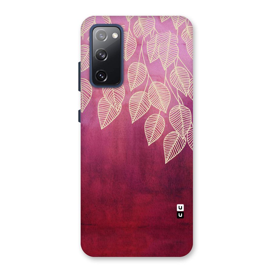 Leafy Outline Back Case for Galaxy S20 FE