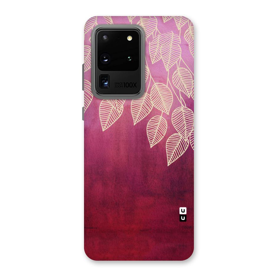 Leafy Outline Back Case for Galaxy S20 Ultra