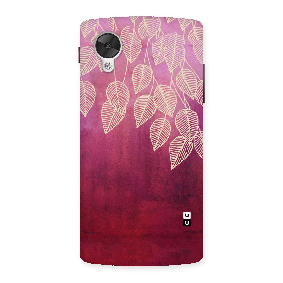 Leafy Outline Back Case for Google Nexsus 5