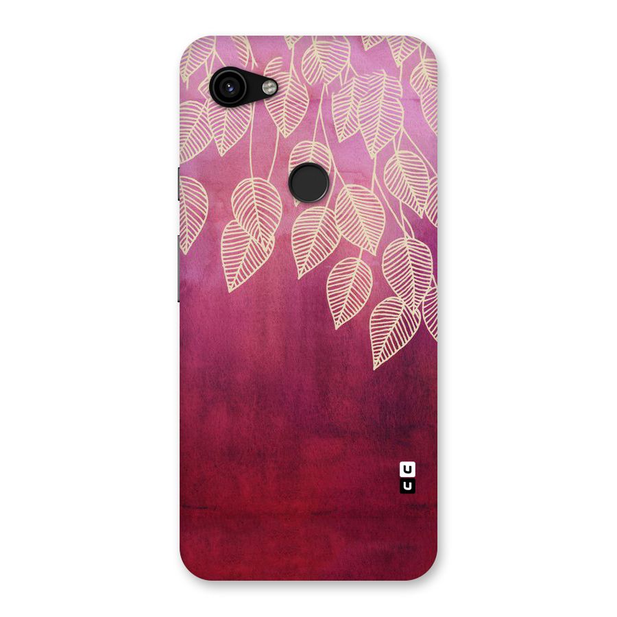 Leafy Outline Back Case for Google Pixel 3a XL