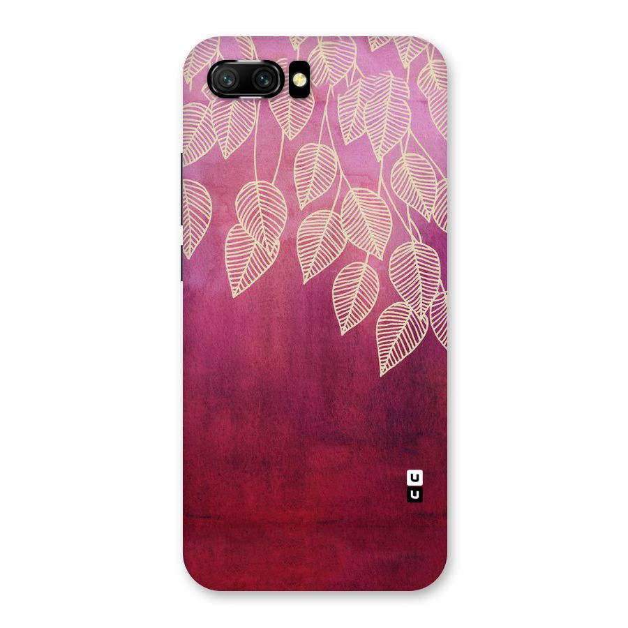 Leafy Outline Back Case for Honor 10