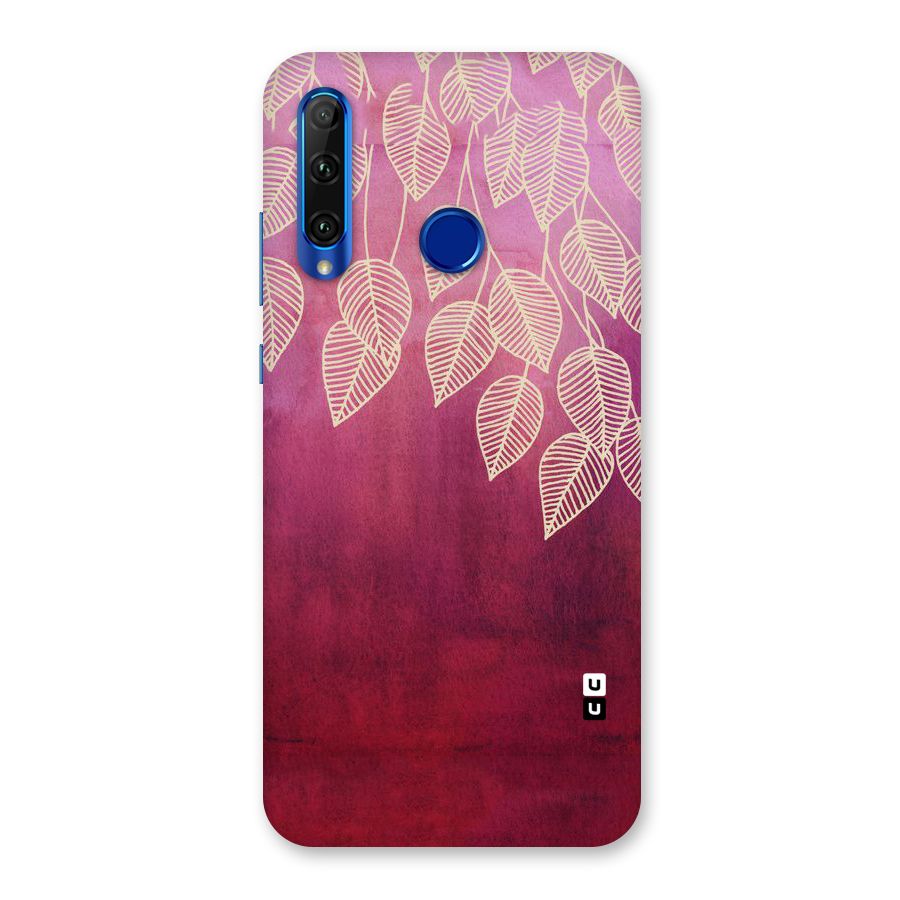 Leafy Outline Back Case for Honor 20i