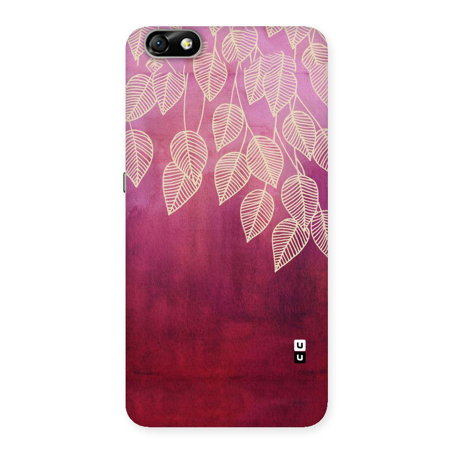 Leafy Outline Back Case for Honor 4X