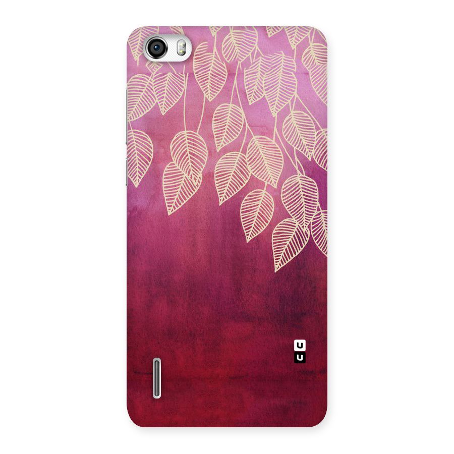 Leafy Outline Back Case for Honor 6