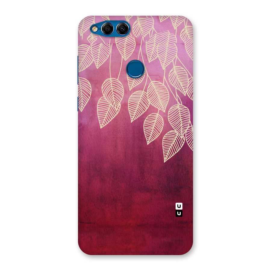 Leafy Outline Back Case for Honor 7X