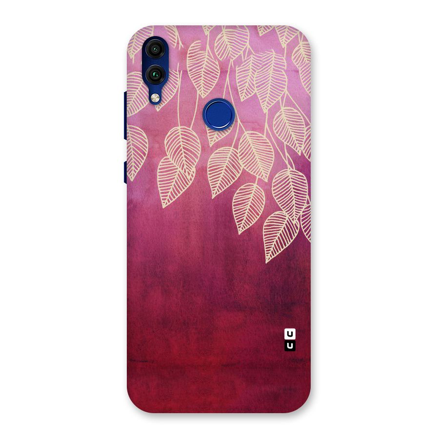 Leafy Outline Back Case for Honor 8C