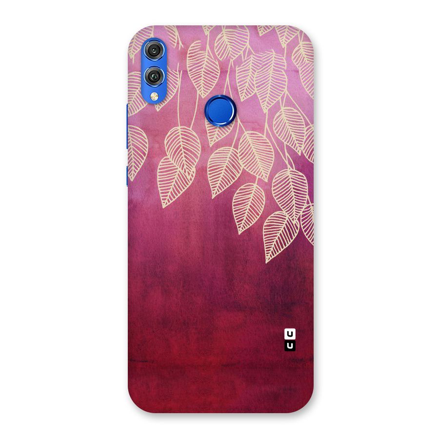 Leafy Outline Back Case for Honor 8X