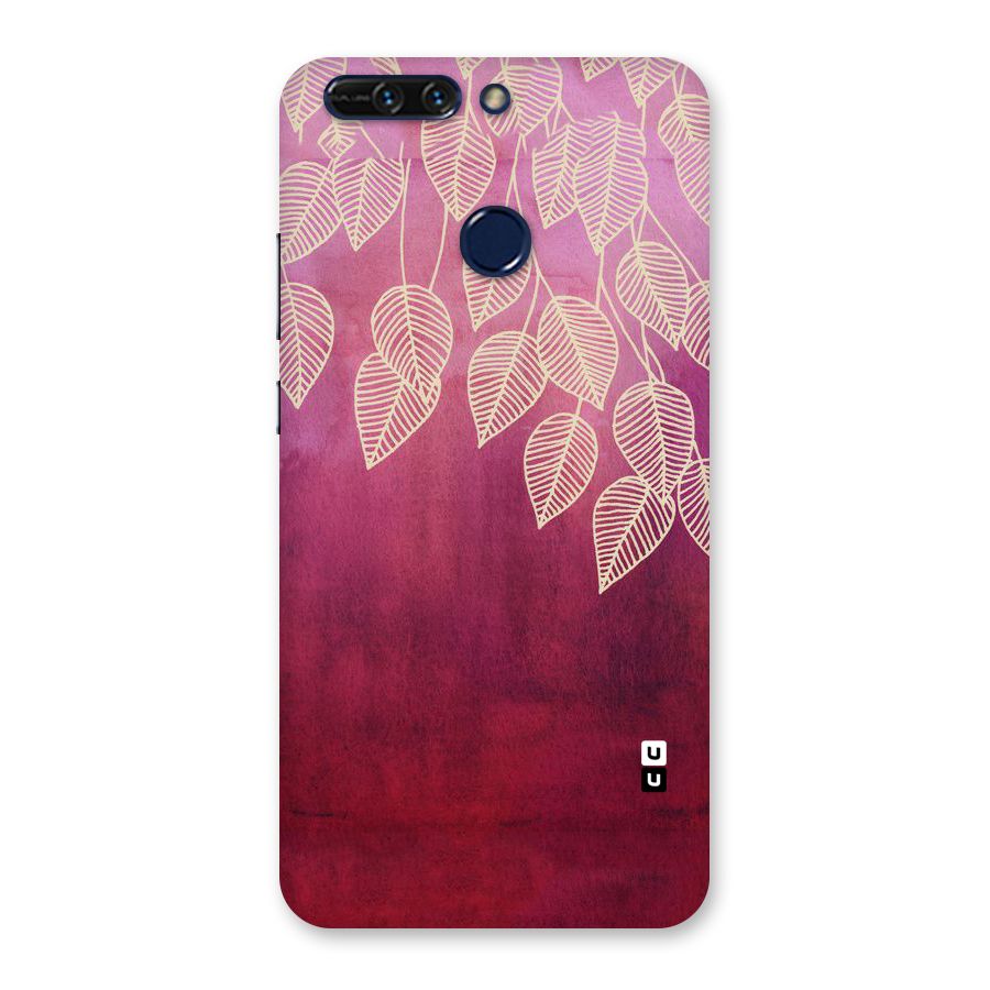 Leafy Outline Back Case for Honor 8 Pro
