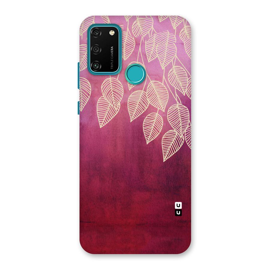 Leafy Outline Back Case for Honor 9A