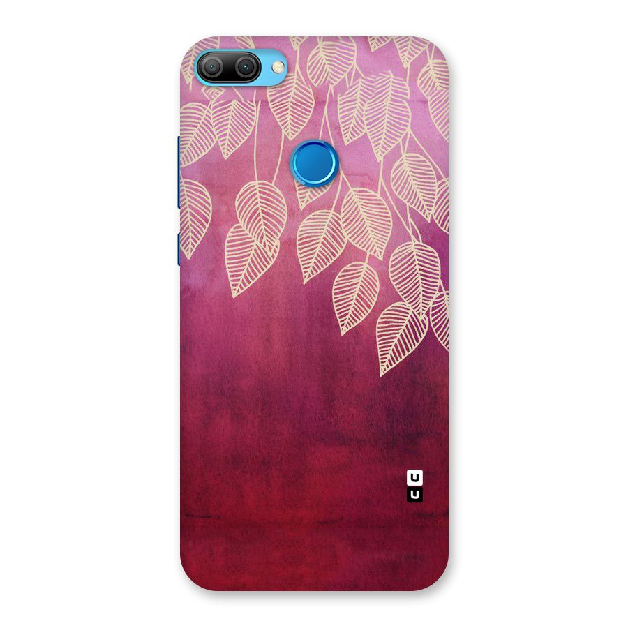 Leafy Outline Back Case for Honor 9N