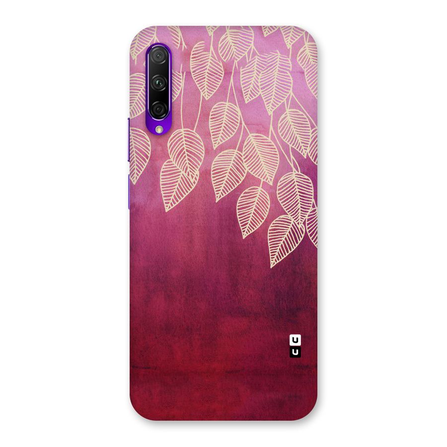 Leafy Outline Back Case for Honor 9X Pro