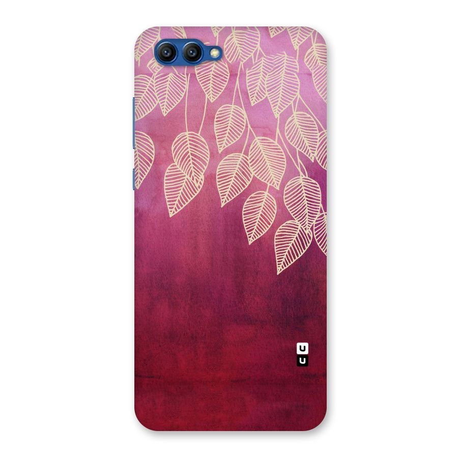 Leafy Outline Back Case for Honor View 10