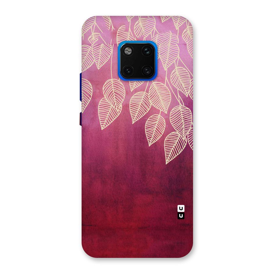Leafy Outline Back Case for Huawei Mate 20 Pro