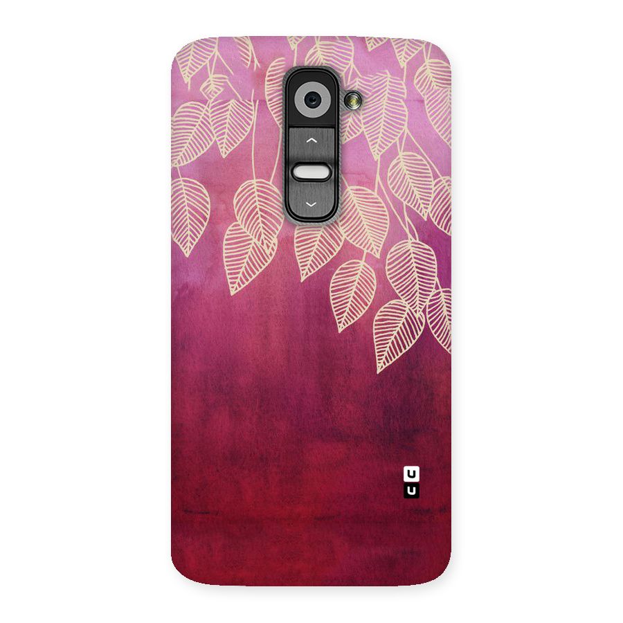 Leafy Outline Back Case for LG G2