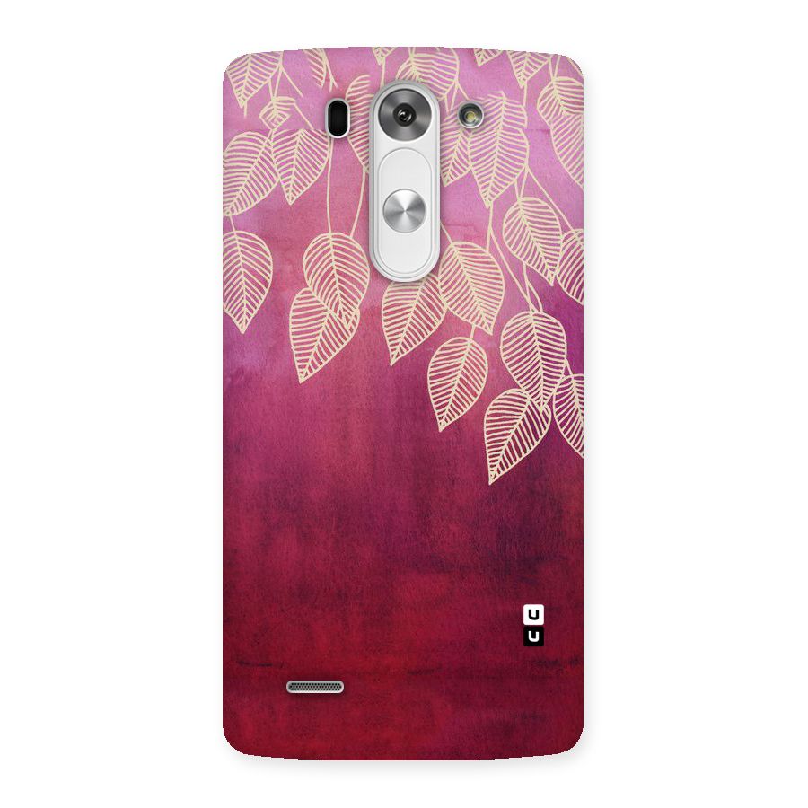 Leafy Outline Back Case for LG G3 Beat