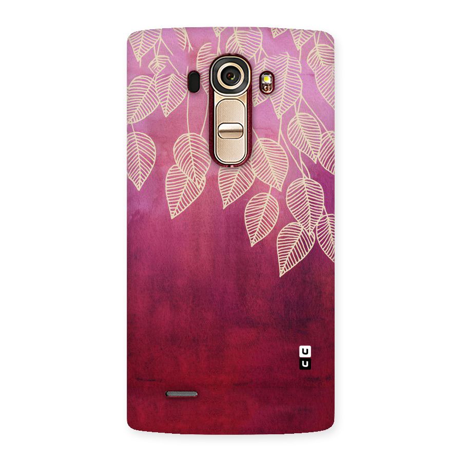 Leafy Outline Back Case for LG G4