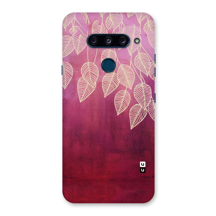 Leafy Outline Back Case for LG  V40 ThinQ