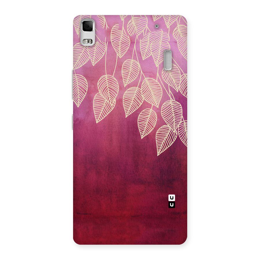 Leafy Outline Back Case for Lenovo K3 Note
