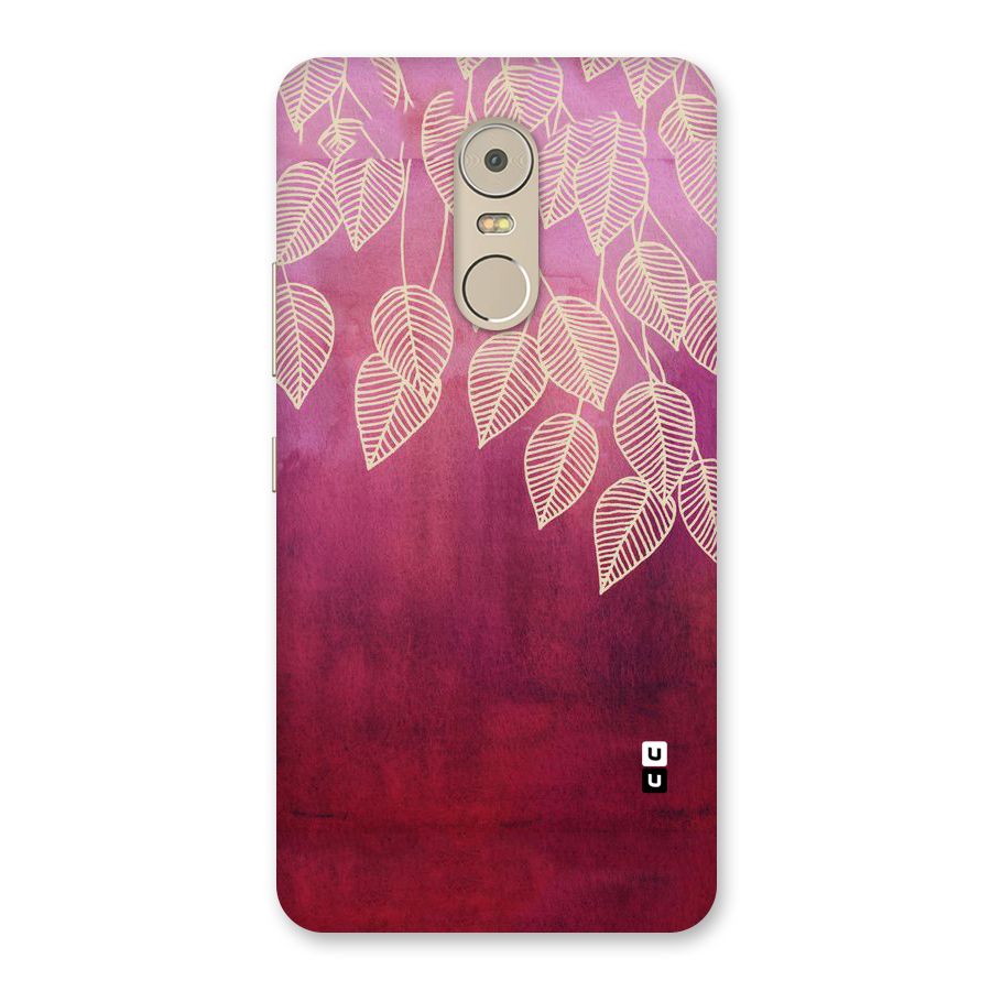Leafy Outline Back Case for Lenovo K6 Note