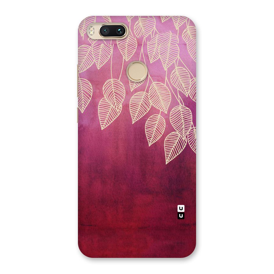 Leafy Outline Back Case for Mi A1