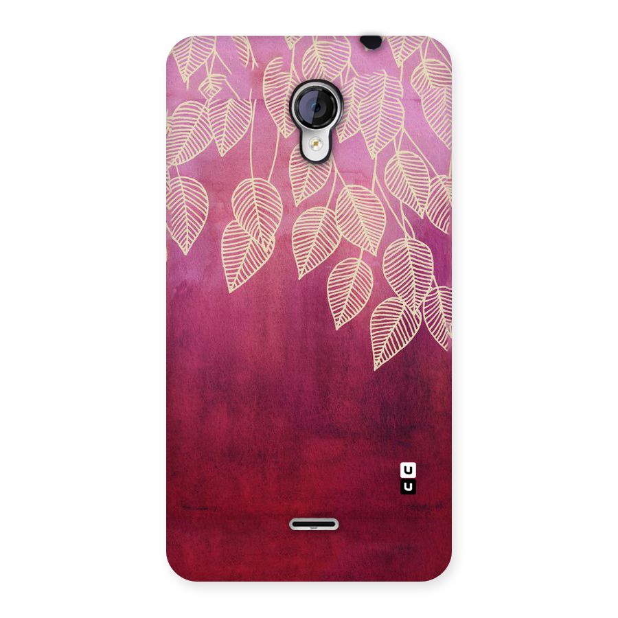 Leafy Outline Back Case for Micromax Unite 2 A106