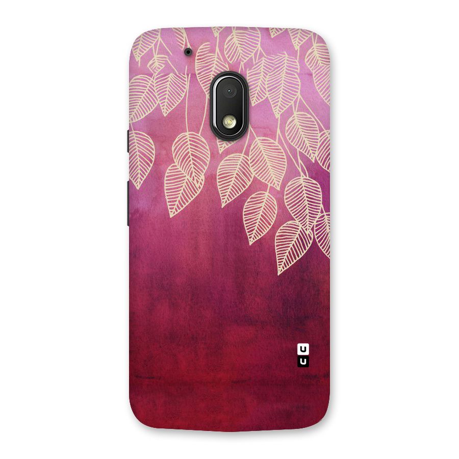 Leafy Outline Back Case for Moto G4 Play