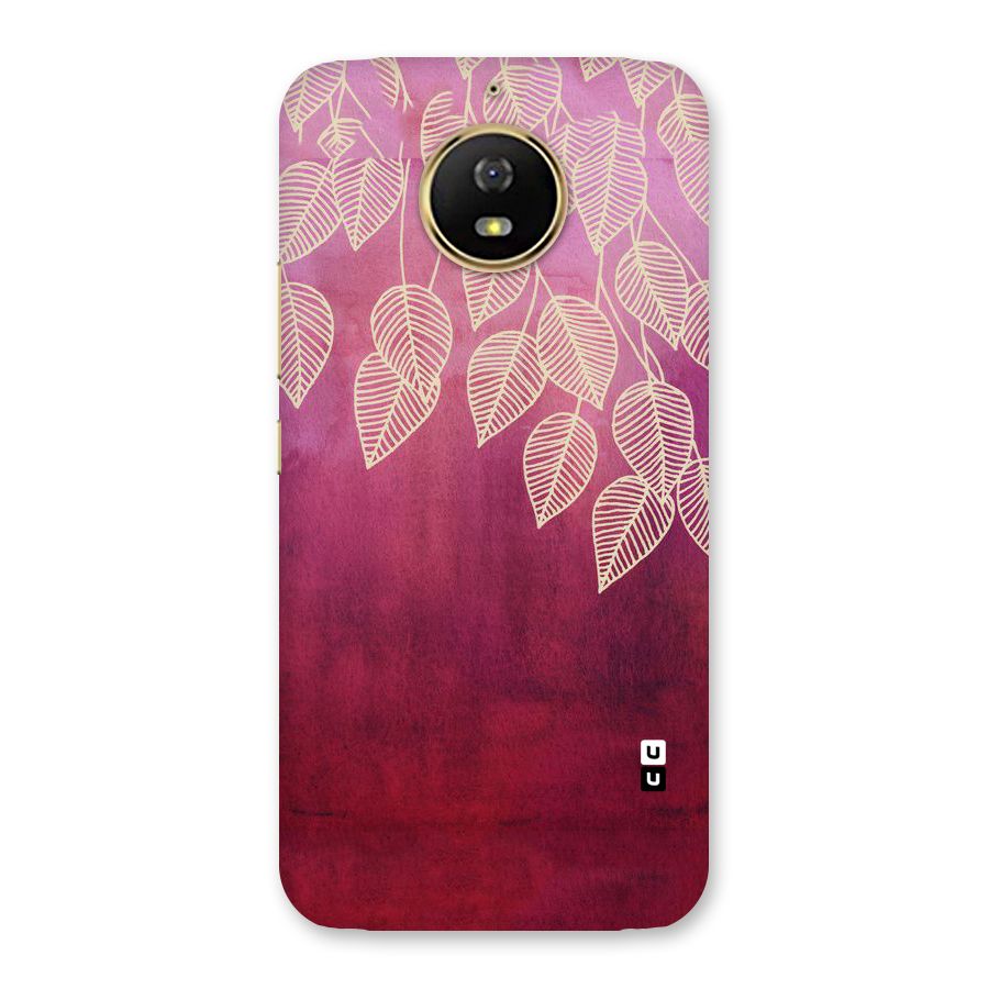 Leafy Outline Back Case for Moto G5s
