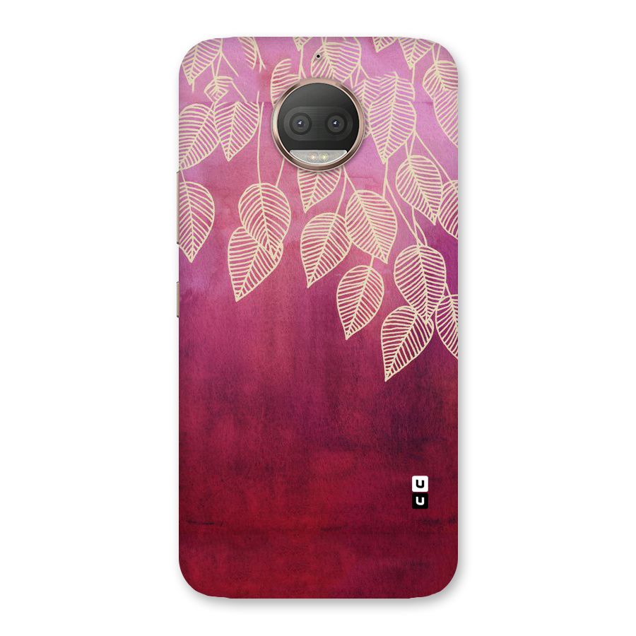 Leafy Outline Back Case for Moto G5s Plus