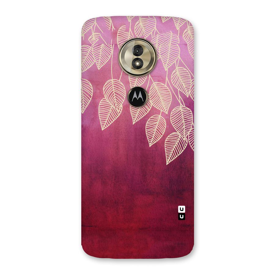Leafy Outline Back Case for Moto G6 Play