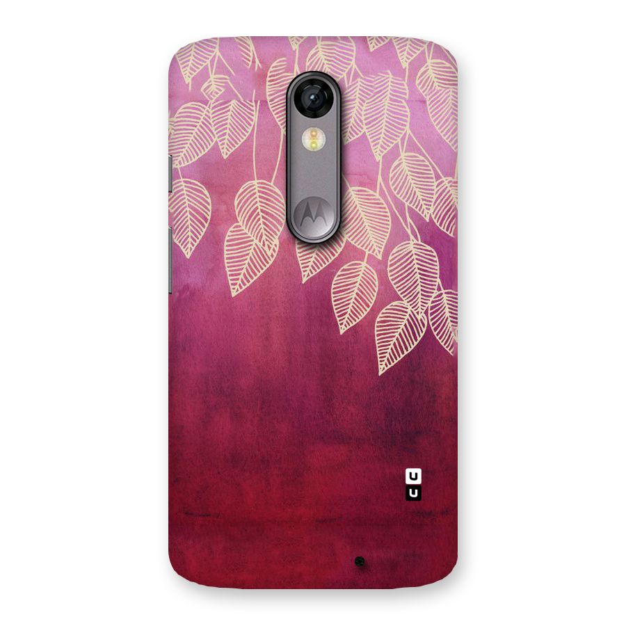 Leafy Outline Back Case for Moto X Force