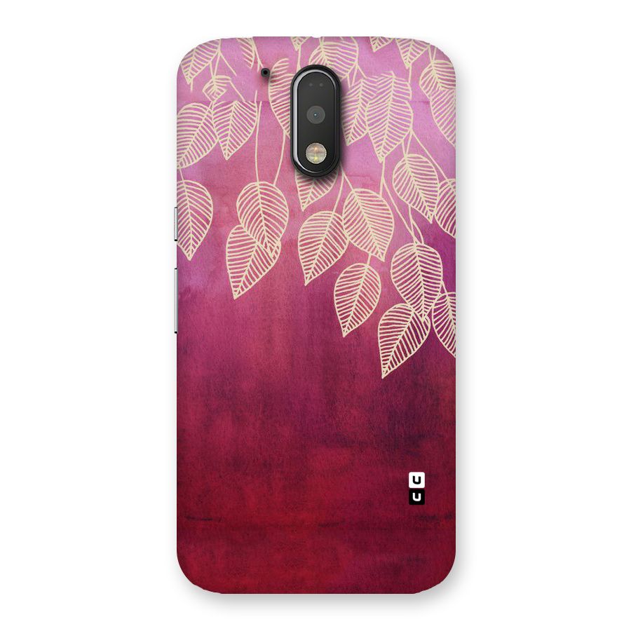 Leafy Outline Back Case for Motorola Moto G4