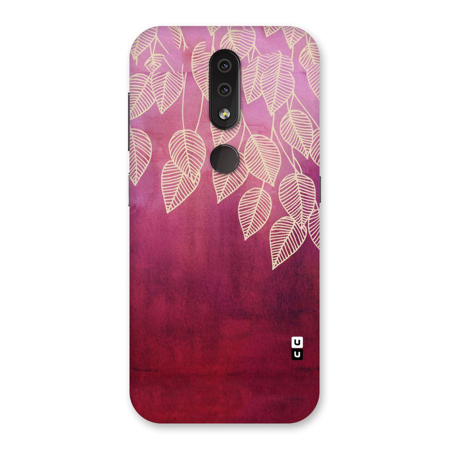 Leafy Outline Back Case for Nokia 4.2