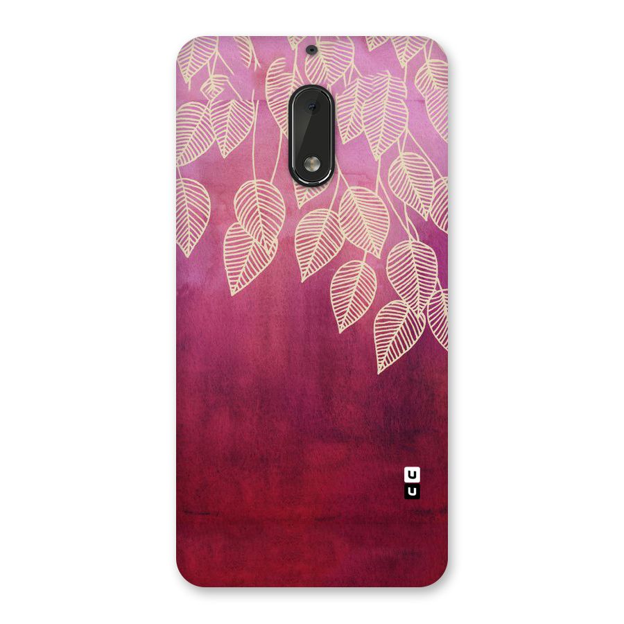 Leafy Outline Back Case for Nokia 6