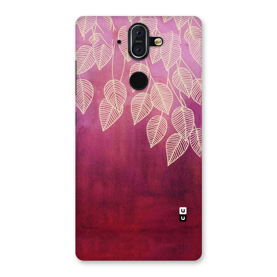 Leafy Outline Back Case for Nokia 8 Sirocco