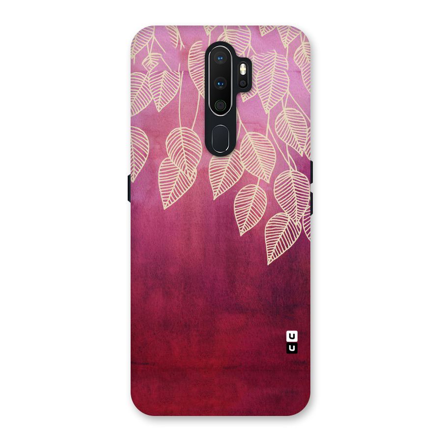 Leafy Outline Back Case for Oppo A5 (2020)