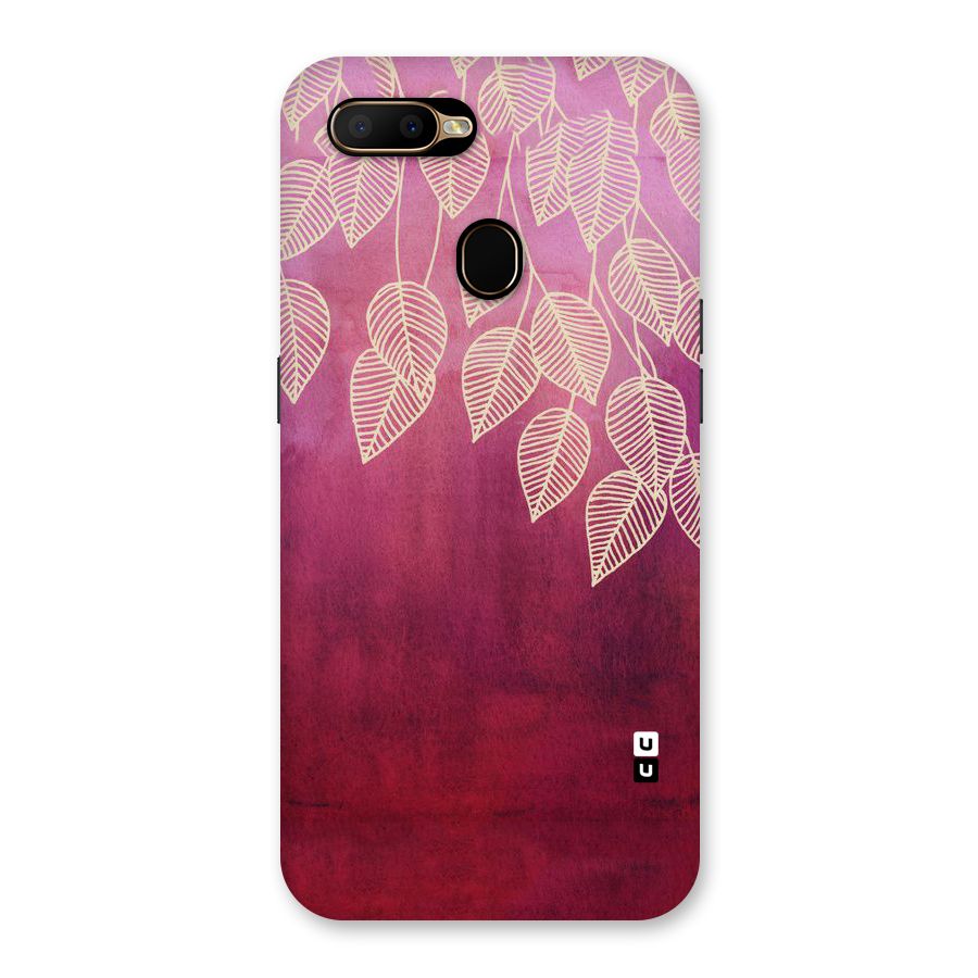 Leafy Outline Back Case for Oppo A5s