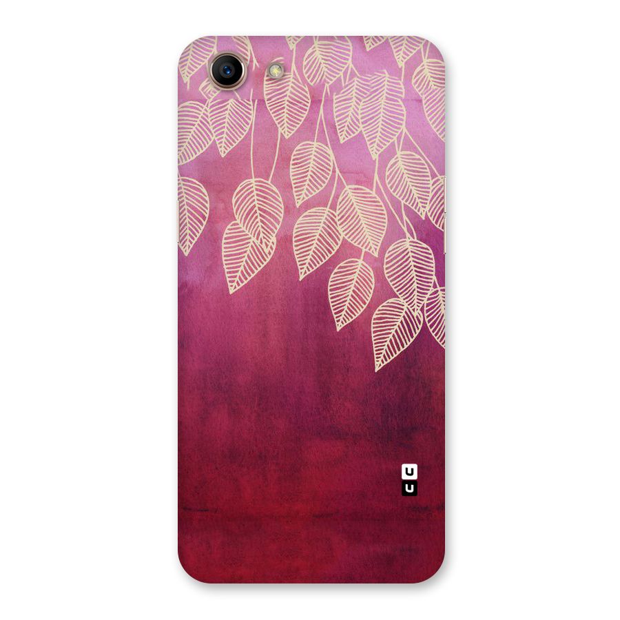 Leafy Outline Back Case for Oppo A83 (2018)